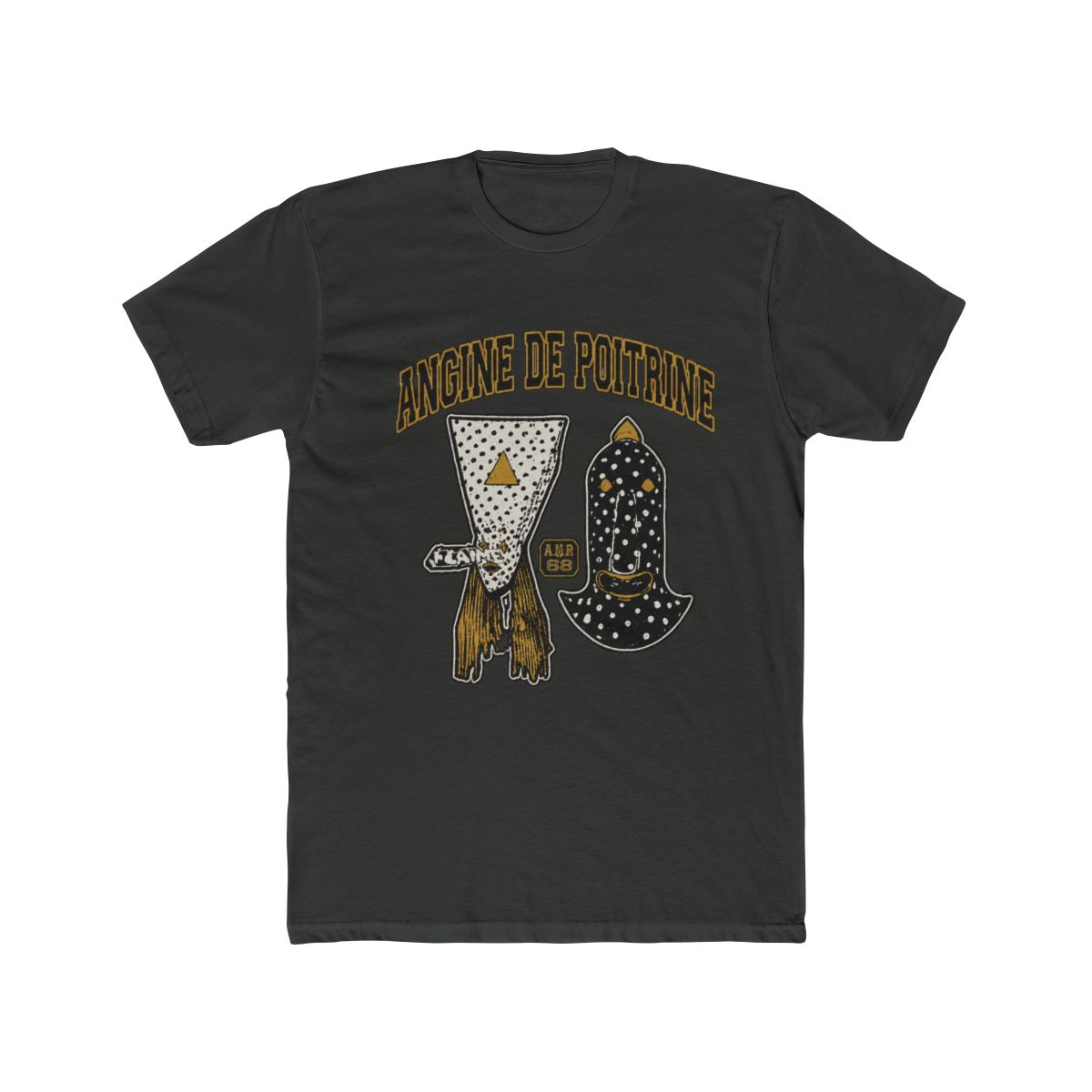Angine De Poitrine Design - Premium Style Long Sleeve T Shirt - alternate angle 5, merchandise
