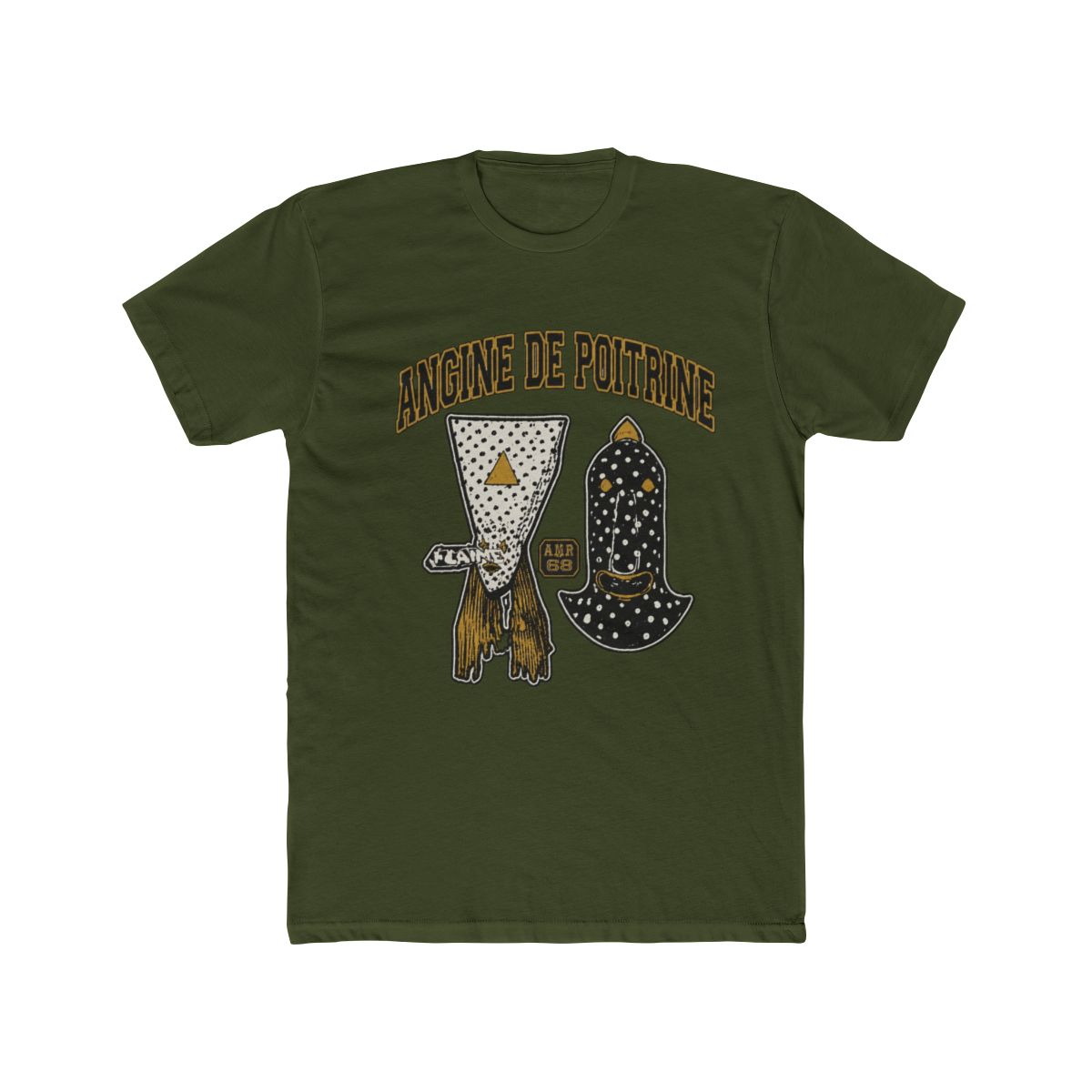 Angine De Poitrine Design - Premium Style Long Sleeve T Shirt - alternate angle 4, merchandise
