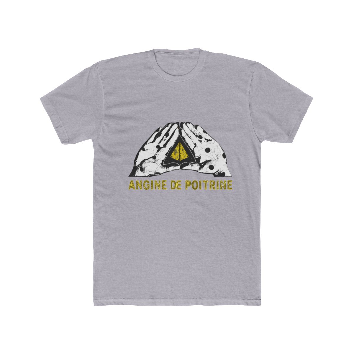 angine de poitrine band 3 Long Sleeve T Shirt - alternate angle 3, merchandise