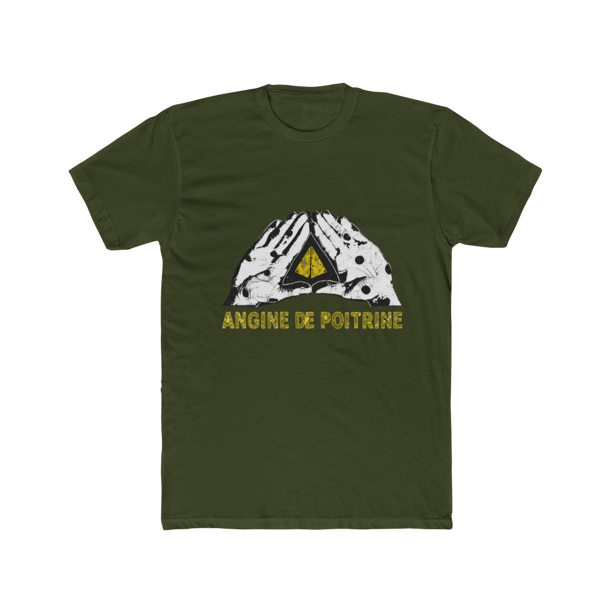 angine de poitrine band 3 Long Sleeve T Shirt - alternate angle 4, merchandise