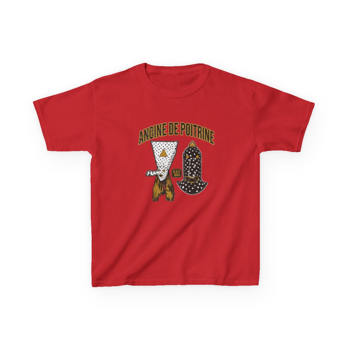 Angine De Poitrine Design - Premium Style Kids T-Shirt - alternate angle 4, merchandise