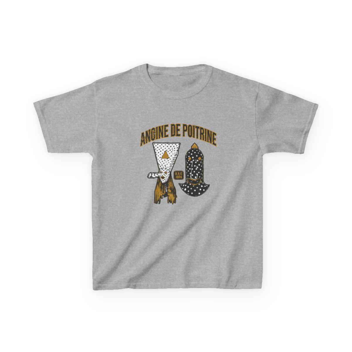 Angine De Poitrine Design - Premium Style Kids T-Shirt - alternate angle 5, merchandise