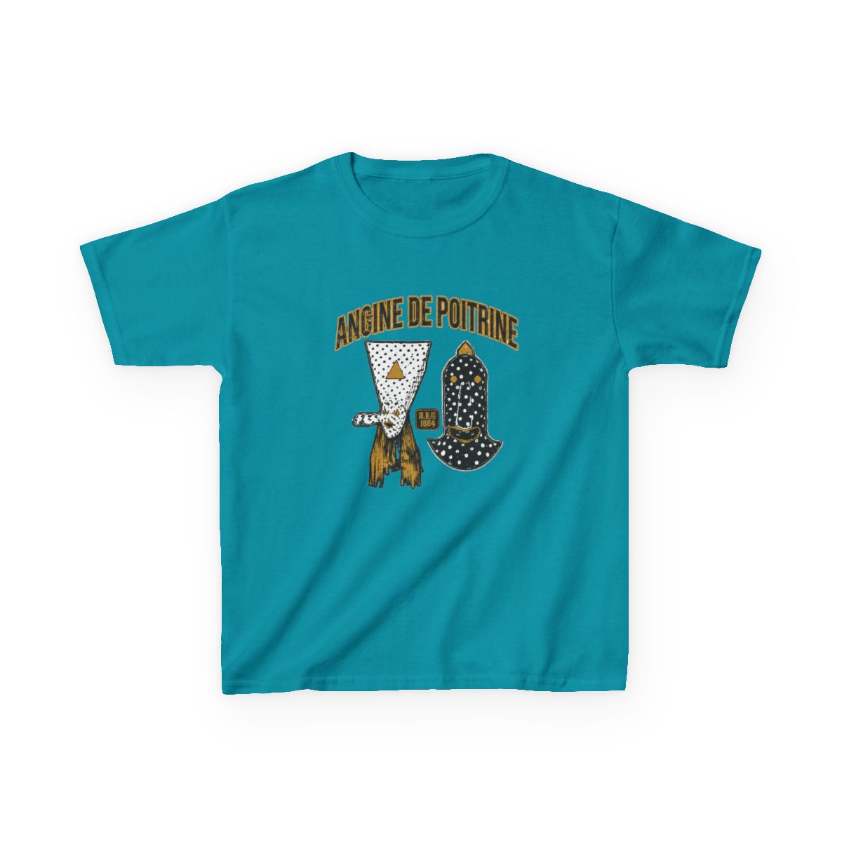 Angine De Poitrine Design - Premium Style Kids T-Shirt - alternate angle 2, merchandise