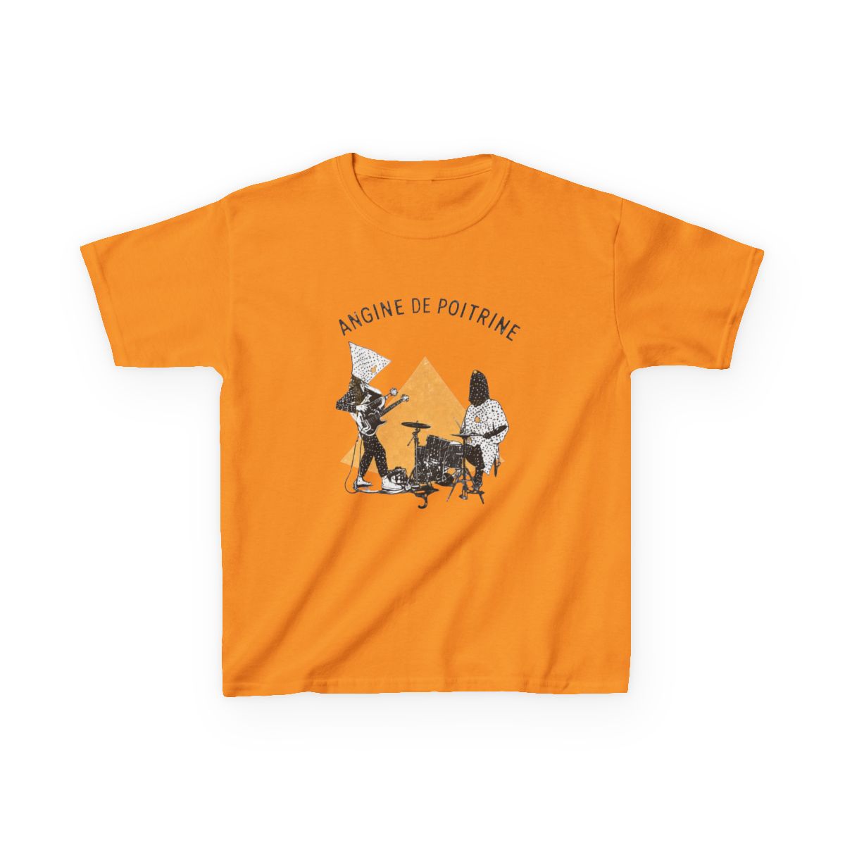 Angine De Poitrine Band Vintage Music Kids T-Shirt - alternate angle 3, merchandise