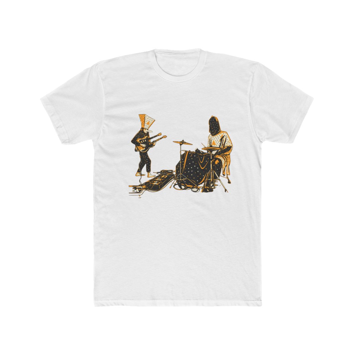 Angine De Poitrine Vintage Band Cartoon Performance T Shirt
